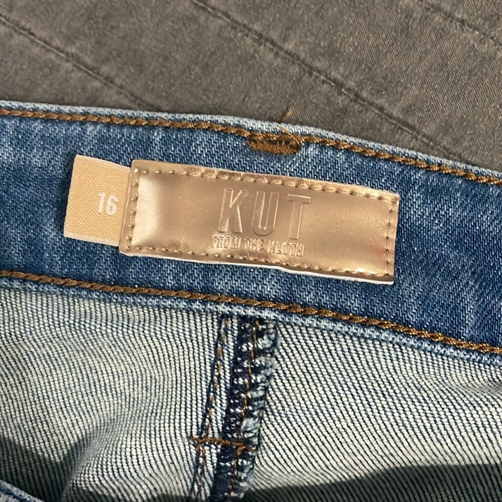 Host Pick 🎉 Kutfrom the cloth Catherine crop straight leg mid rise jeans - Picture 4 of 10